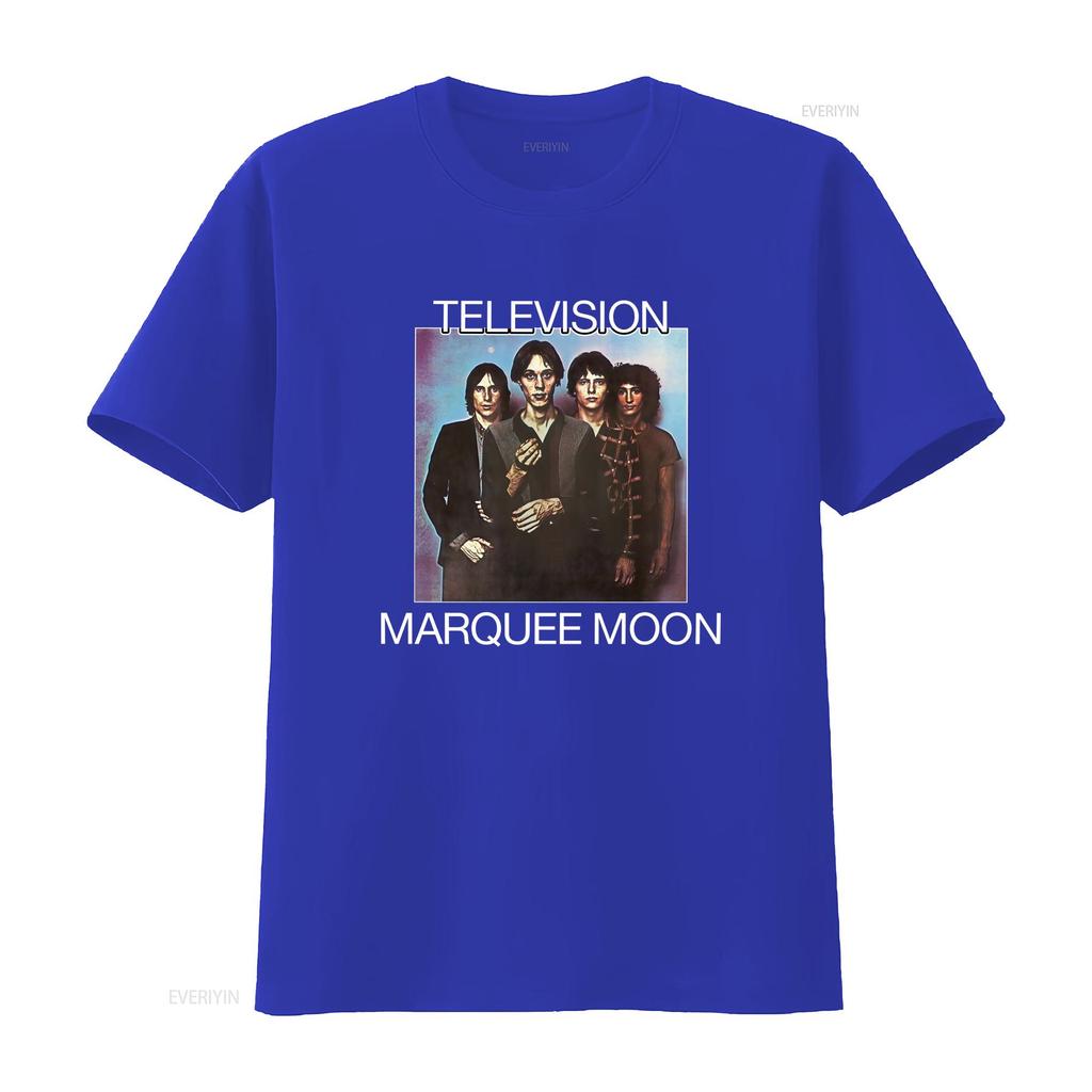 Television Marquee Moon T Shirt New Yorkais Vintage Washed Soft Top For Everyday Wear Stylish Comfortable Fashion Streetwear