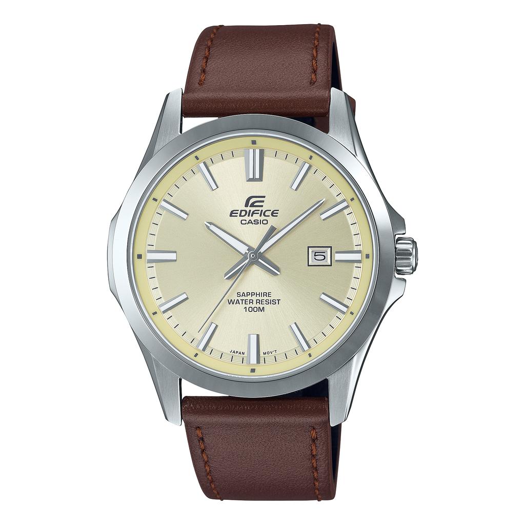 Casio Мужские аналоговые кварцевые часы EFB-106DL-7AV с водозащитой 100 м
