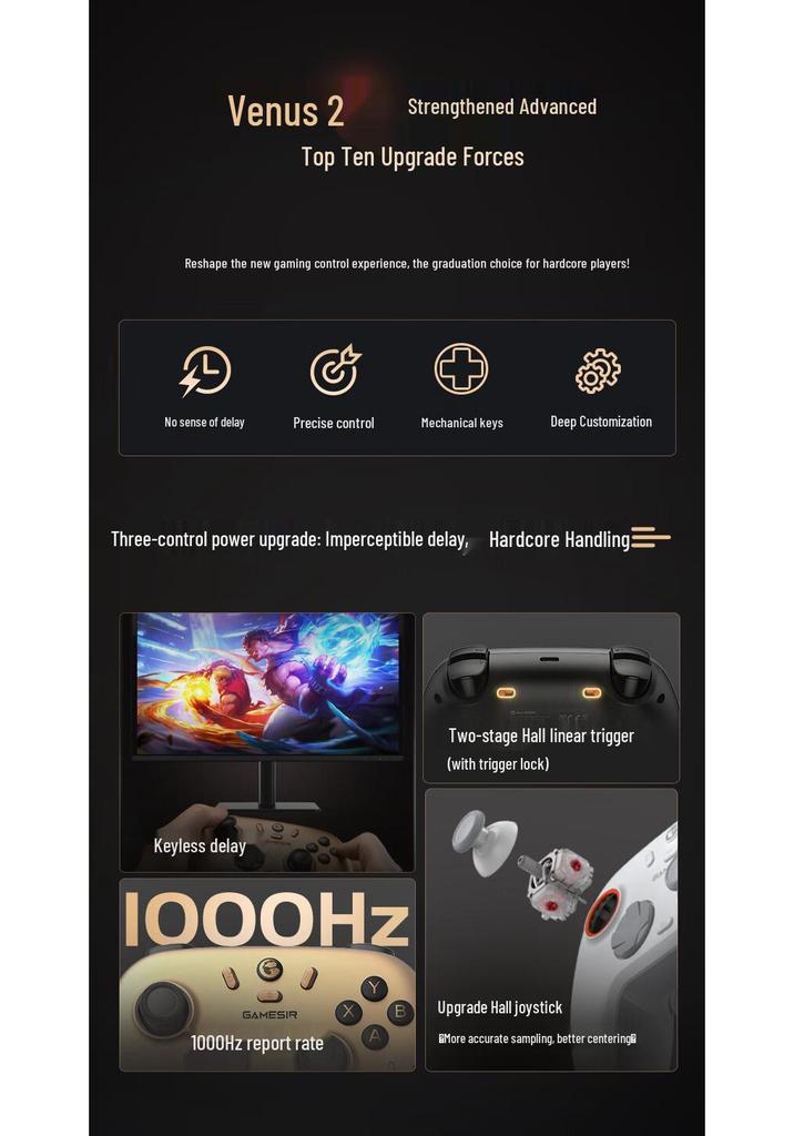 Беспроводной Bluetooth-геймпад GameSir Nova 2 Lite (NS2/Steam)