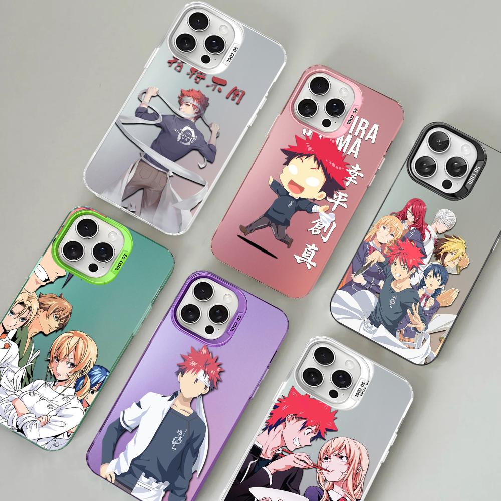 Чехол для телефона Soma Yukihira Food Wars Shokugeki no Soma Аниме Для iPhone16 15 14131211ProMax X XR87Plus Матовый Ударопрочный Задняя крышка