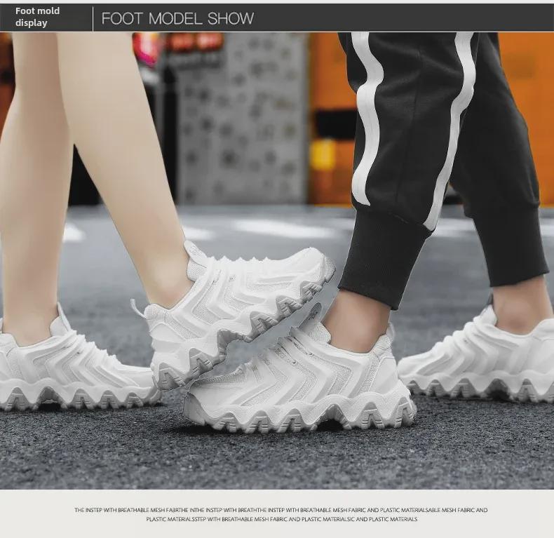 Корейский стиль Тренд Мужские низкие шикарные кроссовки Blade для бега