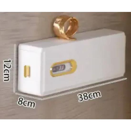 Wardrobe Organizer Sock Storage Box Space-Saving Bedroom Wall Mounted Punch Free Closet Sock Storage Drawer Underwear Organizer