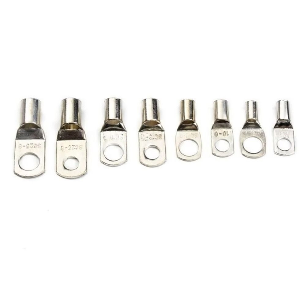 60Pcs Tinned Copper Wire Nose Terminal Crimp SC16-6 SC25-6 SC35-6 Lugs Ring Cable Connector Kit
