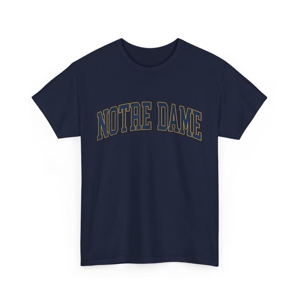Unisex shirt Cotton Oversize Large Size Notre Dame Indiana Design For