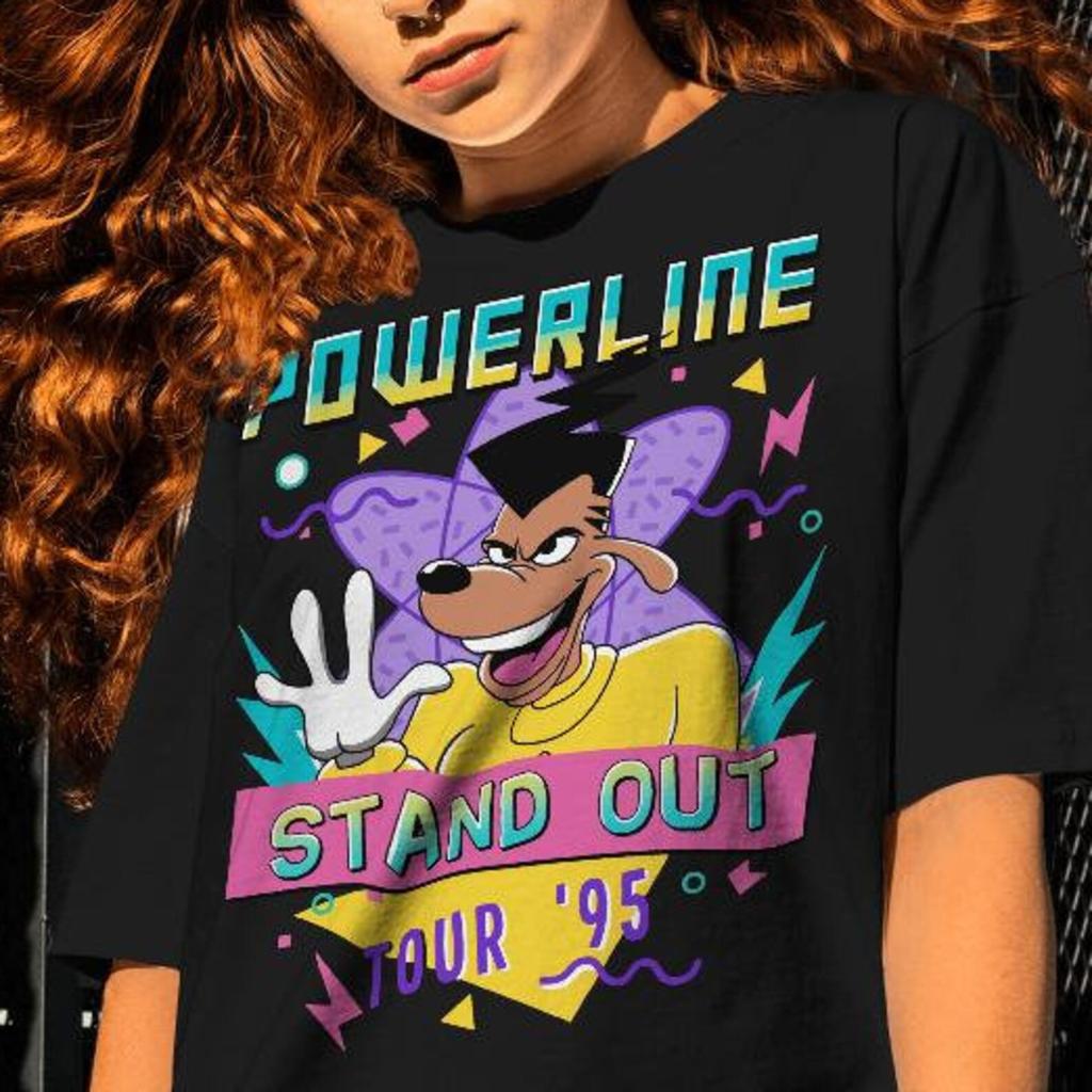 Powerline Stand Out Tour '95 Shirt - Goofy Movie Graphic Tee