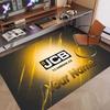 Custom Rug JCB Pattern Print Name Text Soft Non‑Slip Floor Carpet for Home Indoor Decoration