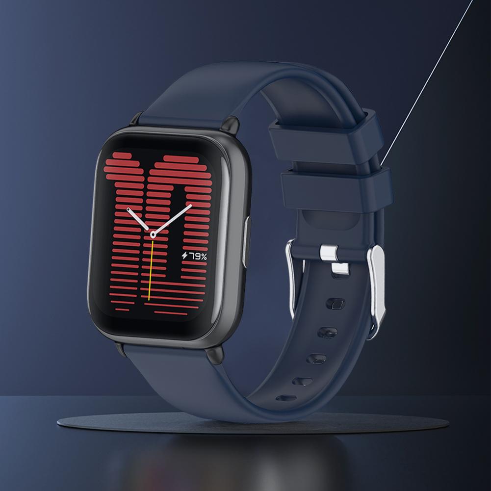 20mm Silicone Strap Quick Release Smart Watch Band Soft for Amazfit Bip 3 Pro/Bip 3/ Bip U/Bip/Bip Lite for Huami Amazfit Active