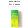 Asabi(ACV, Apple Cider Vinegar) Tok Plum + Omija(Korean schisandra) 5 g x 20 Sticks