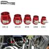 Fuel Line Hose Finisher AN4/AN6/AN8/AN10/AN12 Clamp Finisher Aluminum Car Modification Accessories