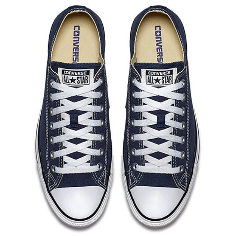 Converse All Star Удобные и Стильные Низкие Кеды из Канваса Унисекс Синие