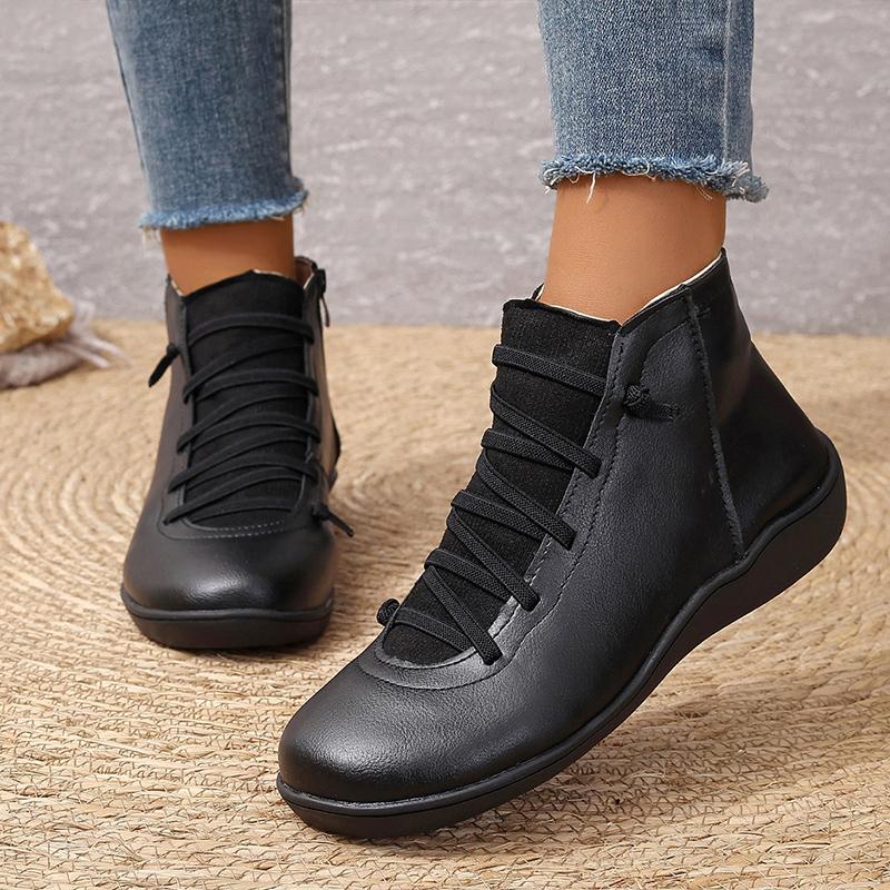 Женские ботильоны на плоской подошве, дизайнерские повседневные кроссовки для бега, зимние кроссовки на шнуровке 2024 года, новый тренд бренда, удобные женские кроссовки для ходьбы