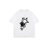 Oversized T Shirt Black Star Print Casual Wear For Women Summer Outfit Streetwear Fashion Top