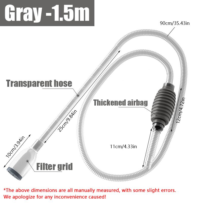 1PC Semi-automatic Aquarium Clean Vacuum Water Change Changer Gravel Aquarium Simple Fish Tank Vacuum Siphon Pump Cleaner