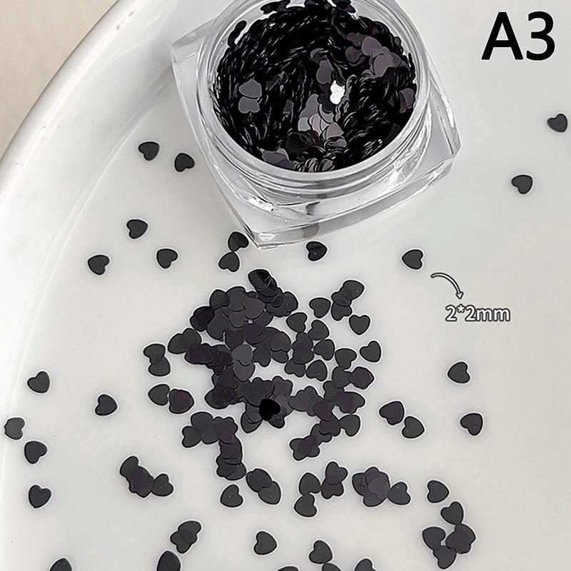 Holographic Laser Star Love Sequins Nail Glitter Gold Silver Sequin Mix Size Paillette Diy Design Nail Art Decorations Tool