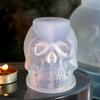 Halloween 3D Skull Resin Mold DIY Craft Epoxy Clay Candle Wax Resin Casting Silicone Scar Skull Decoration Silicone Mold