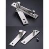 Stainless Steel Pivot Heavy Duty 360-degree Rotating Shaft Wooden Door Hinge Shaft Murphy Positioning Door Shaft Hidden Axis