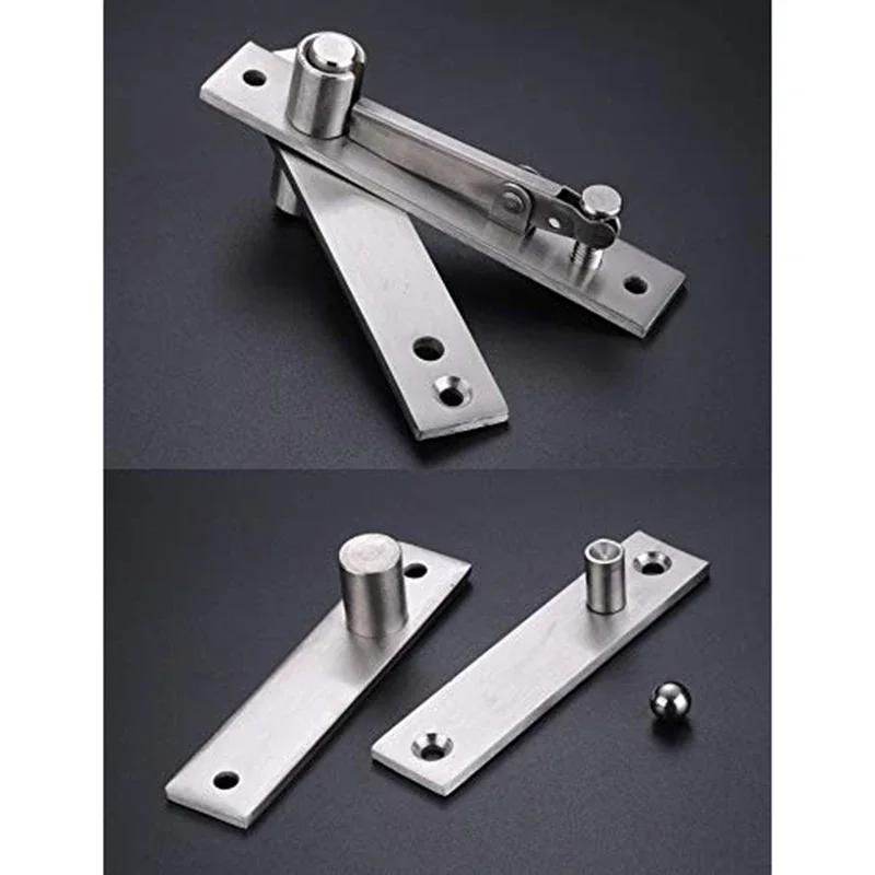 Stainless Steel Pivot Heavy Duty 360-degree Rotating Shaft Wooden Door Hinge Shaft Murphy Positioning Door Shaft Hidden Axis