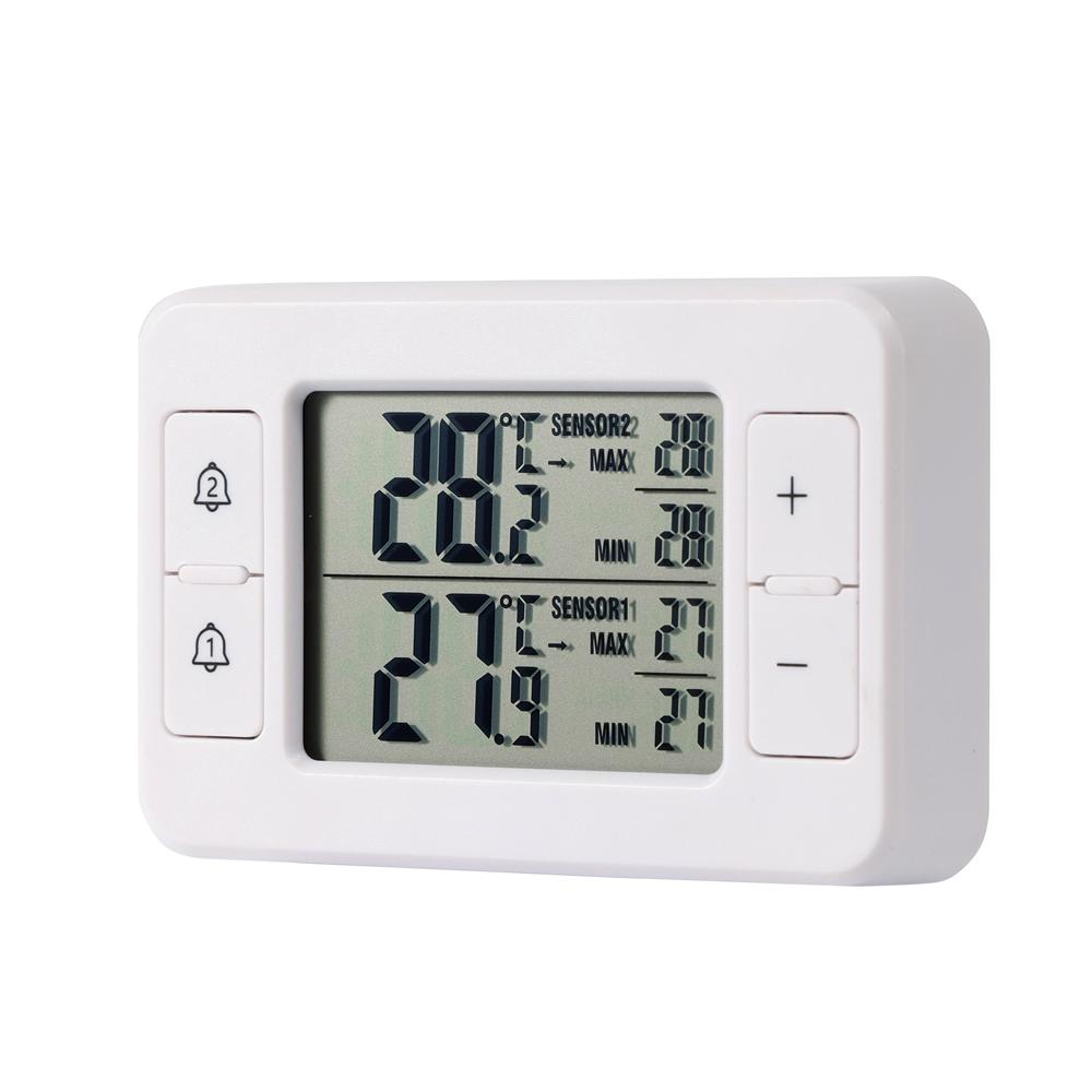 Wireless Digital Refrigerator Thermometer Accuracy Home Freezer Temperature Monitor Recorder -40℃~60℃ Temperature Sensor Alarm
