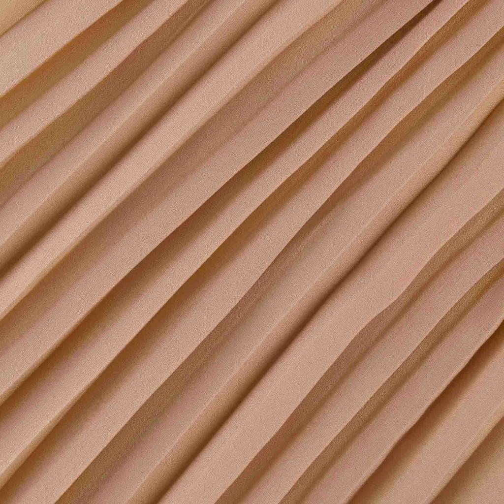 Women's Fashion Loose Casual Elastic High-waisted Beach Skirt Solid Color Draping Pleated Half Skirt