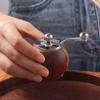 Wooden Spherical Pepper Grinder Hand-cranked Salt and Pepper Bottle Pepper Mill  Pasta