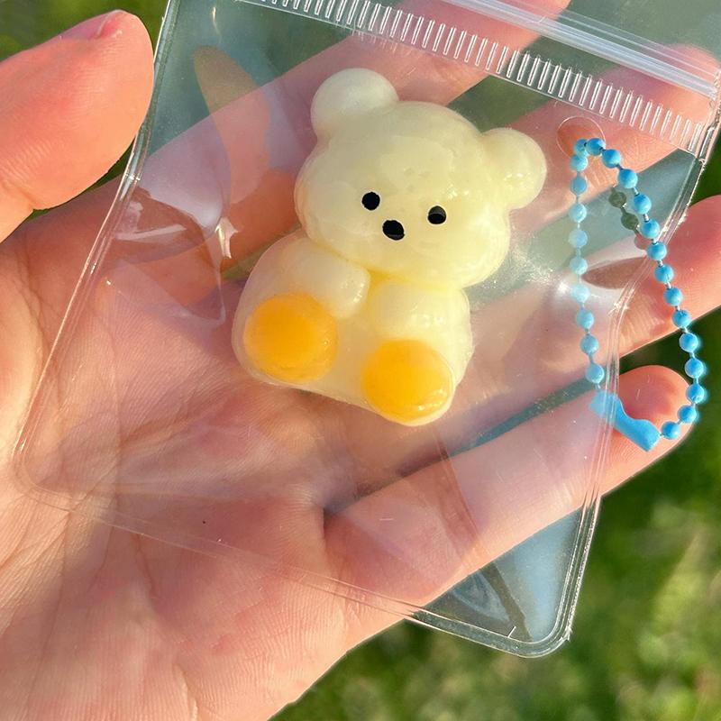 Tpr Медленная рикошетная игрушка с жемчужным бантом, кошачья лапка, сжимающая игрушка, мультяшная креативная милая кошачья лапка, декомпрессионная игрушка для детей и взрослых, подарок