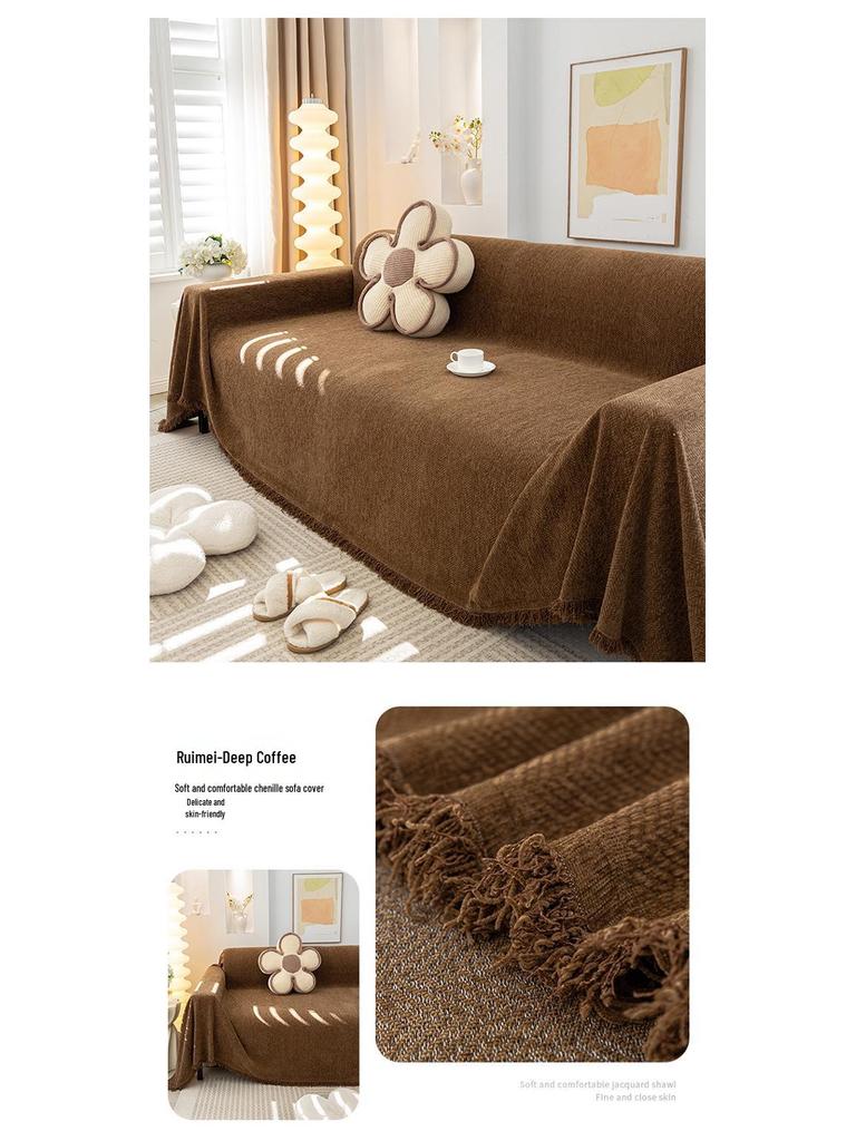 Роскошная шенилловая подушка для дивана: 2025 Нескользящие, Круглогодичный Комфорт и Стиль