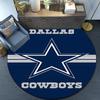 American Football Team Round Rug for Livingroom,Bedroom, Palyroom, Chair Rug, Area rug, Circle Carpet, Large Size Fan Christmas gift