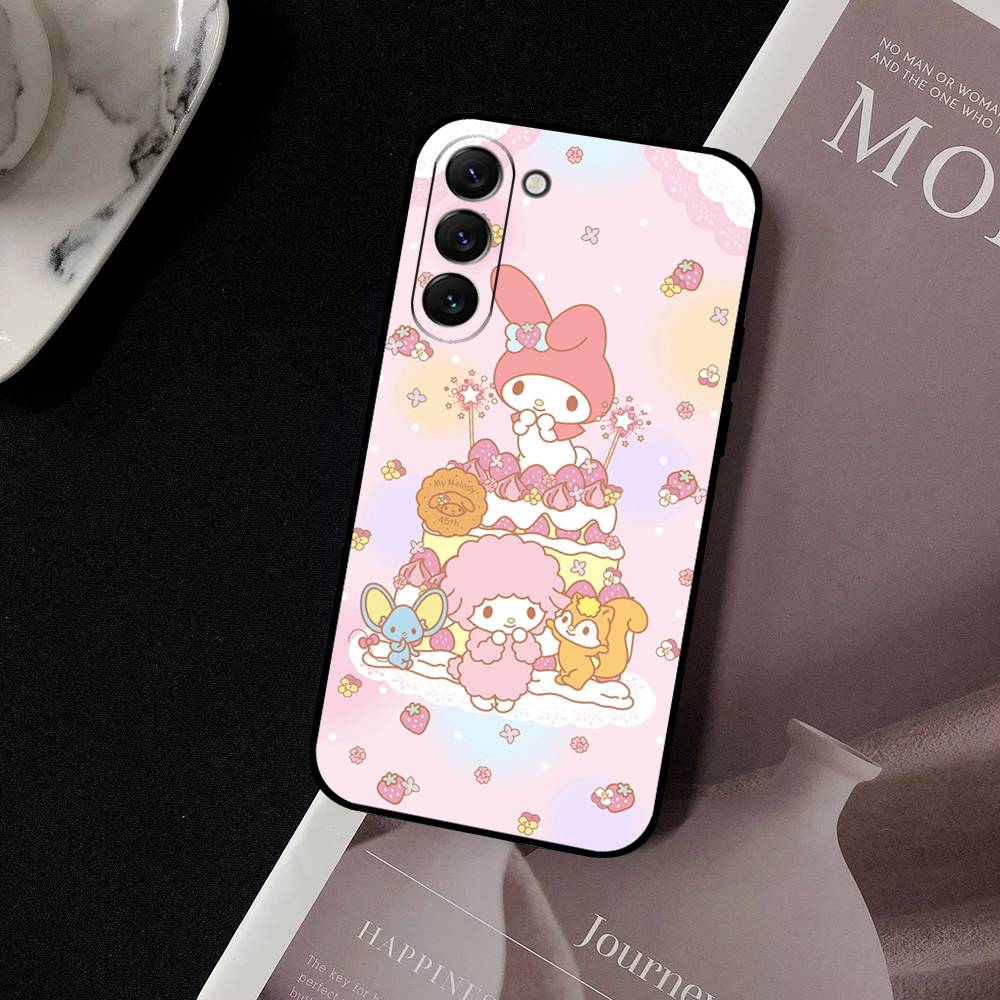 Милый Мультяшный Чехол-Телефон M-Melody Для Samsung Galaxy S21 S22 S23 S24ULTRA S25ULTRA FE Ultra Plus5G A52S S26 Мягкий Чехол