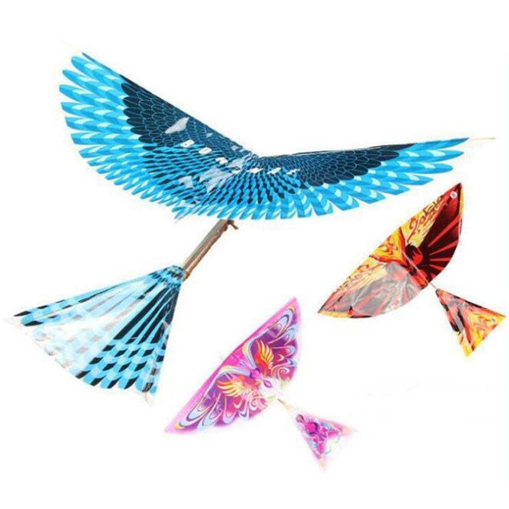 Science Toy Model Building Kits Children Ornithopter Birds Toys Handmade Rubber Band Power DIY