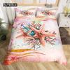3D Octopus Sea Turtle Duvet Cover Retro Sailboat Crab Reptile Bedding Set Marine Mediterranean Style Jellyfish Comforter Cover