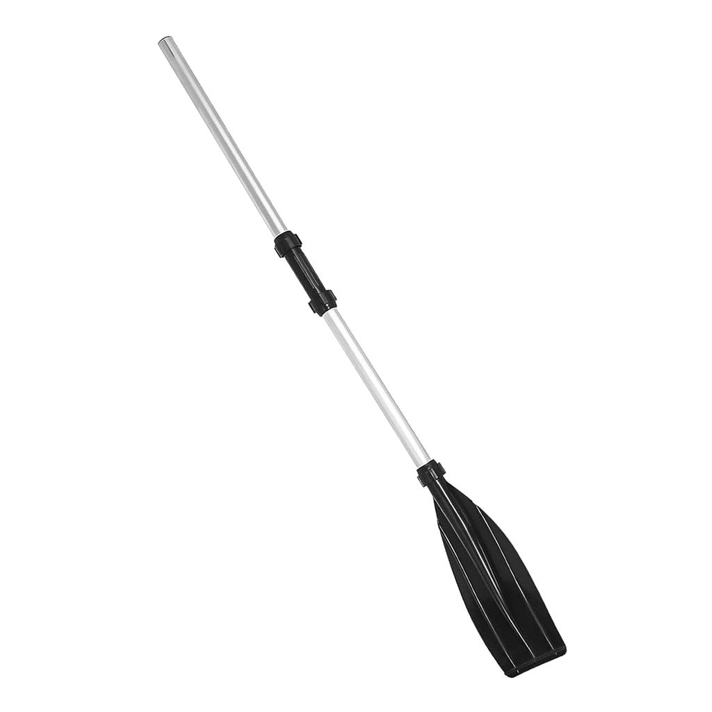 2Pcs Aluminium Alloy Detachable Lightweight Ribbed Blade Kayak Paddles Boat Oars