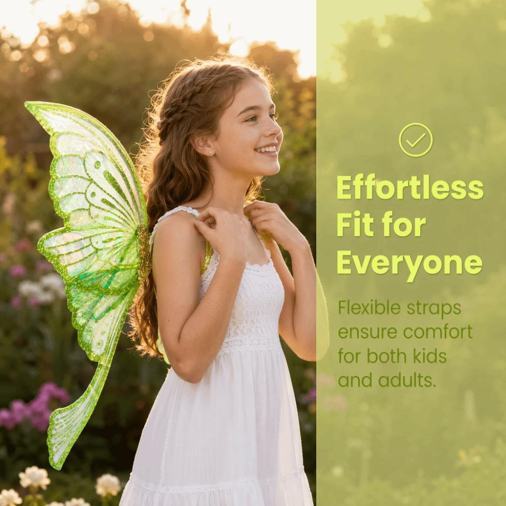 Sparkling Fairy Wings Phoenix Tail Butterfly Butterfly Costume Wings  for Women Girls