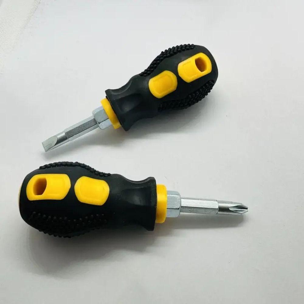 Compact Radish Head Screwdriver Phillips Slotted Screwdriver Mini Screwdriver DIY