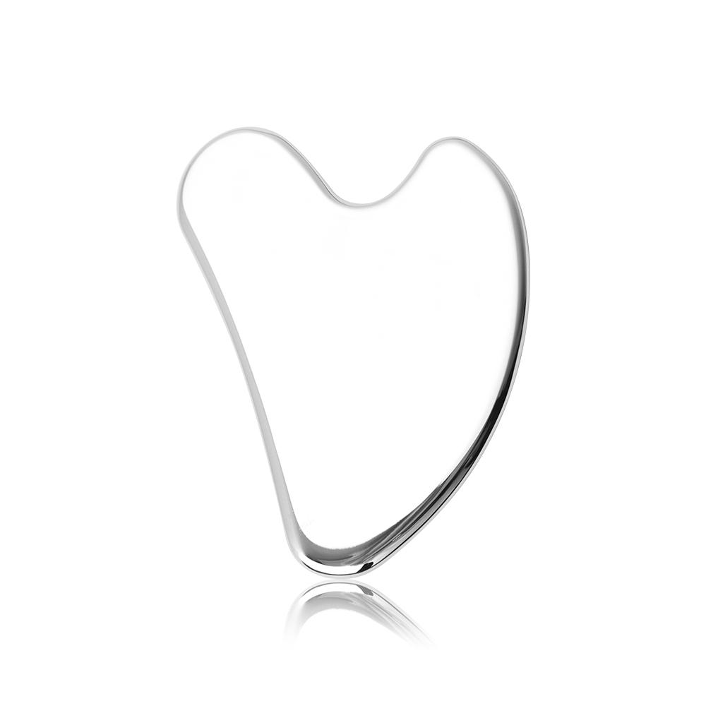 Facial Skin Care Guasha Board Face Massager 1Pcs Stainless Steel Gua Sha Scraper Massager For Face Neck Body Guasha Massage Tool