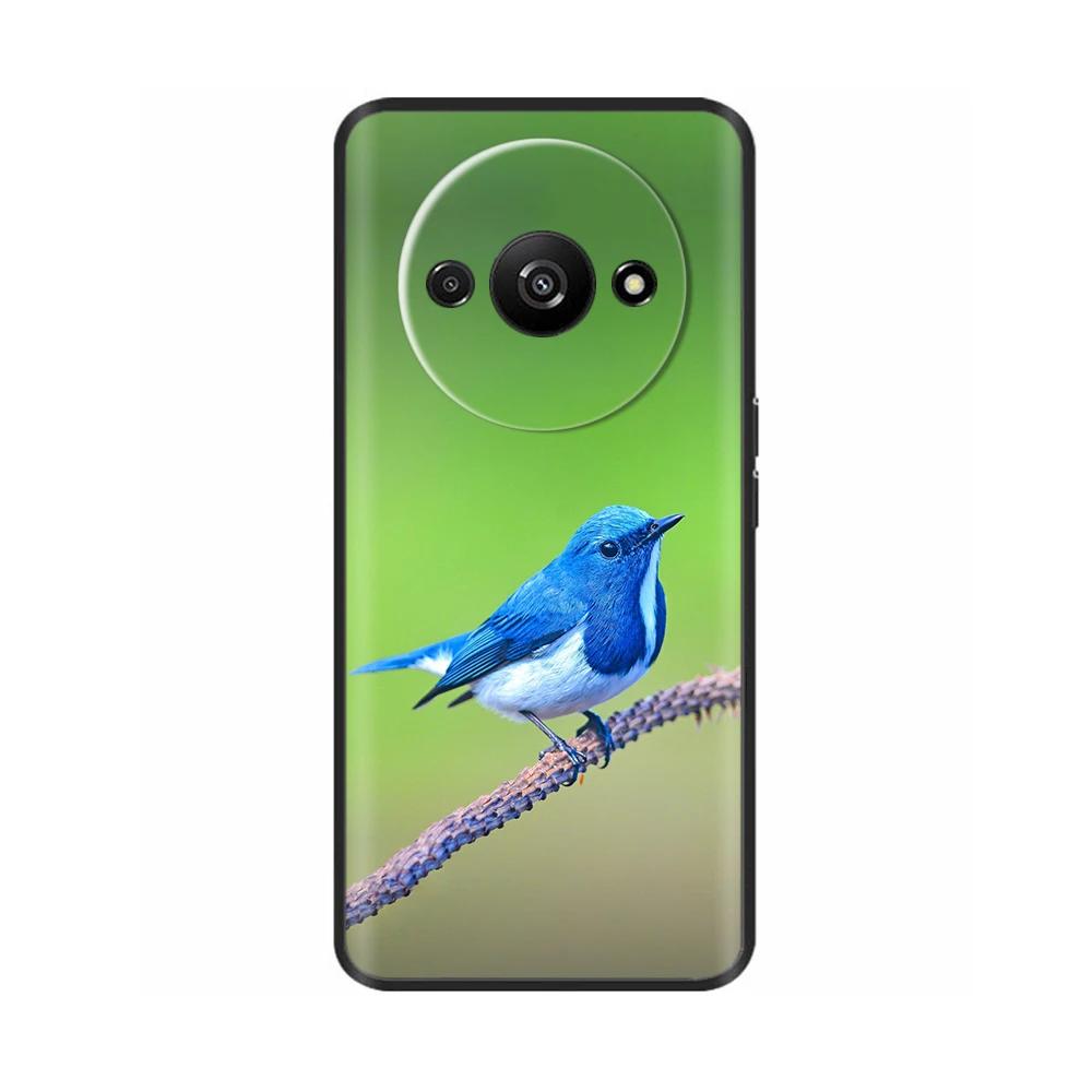 Phone Case For Xiaomi Redmi A3 A3X RedmiA3 Poco C61 PocoC61 Soft Black Silicone Bumper Shockproof Shell Back Cover Carcasa Cases