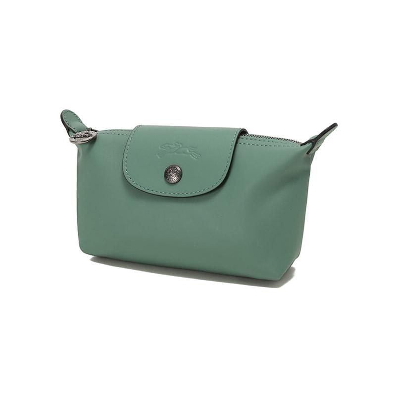 Longchamp Le Pliage Xtra Застежка-молния и кнопка Кожаная сумка-пельмень Клатч женский 34174987D90