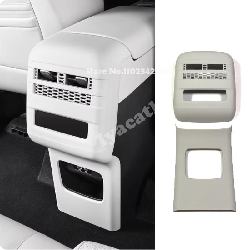 For BYD Equation Leopard 7 Titanium 7 2025 2026 Rear Air Vent Outlet Back Anti-kick Board Trim Protector Cover Car Accessories
