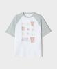 Seupao [Rilakkuma] Футболка с коротким рукавом Color Block_Sprlg37U08
