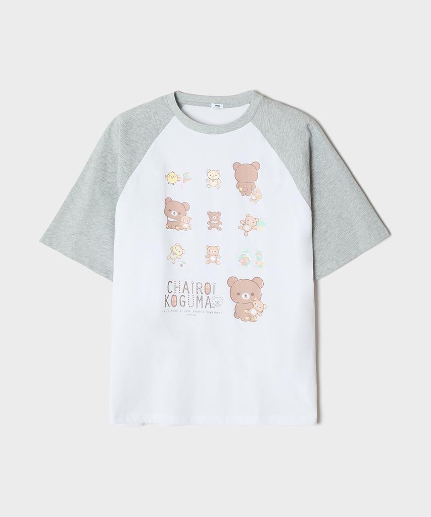 Seupao [Rilakkuma] Футболка с коротким рукавом Color Block_Sprlg37U08