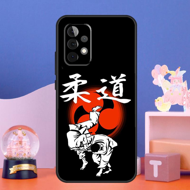 Чехол для Samsung Galaxy A52 A32 A22 A12 A14 A24 A34 A54 A53 A33 A13 A15 A25 A71 A51 с рисунком дзюдо