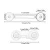 6 шт. Защелка безопасности для младенцев, замок для ящика, прозрачный замок, защита от детей, безопасная пряжка против защемления