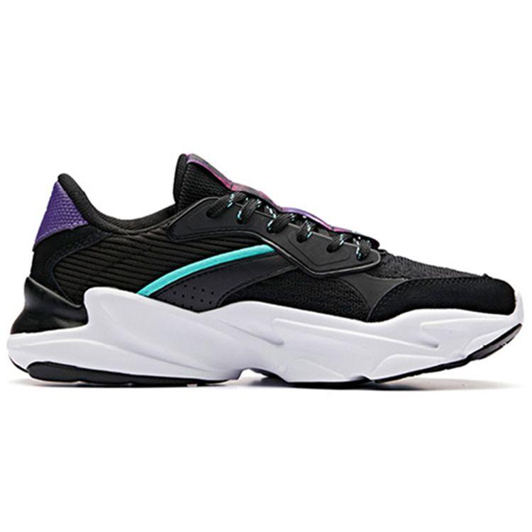 Anta Винтажные повседневные женские кроссовки Dad Shoes Black Green 12838808R-5