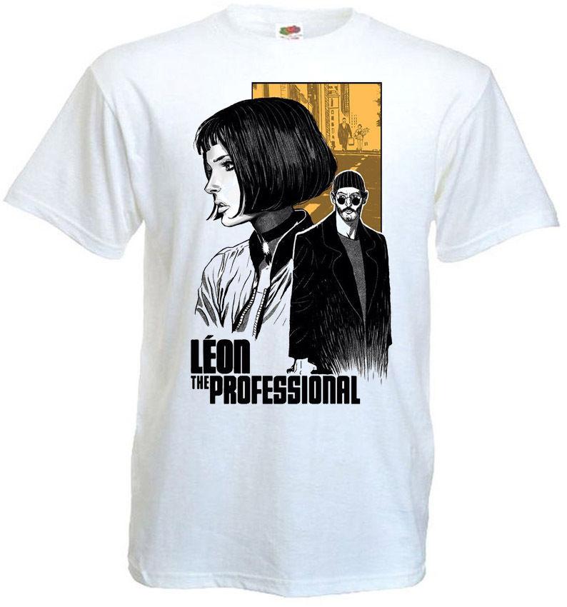 Leon The Professional v8 T-shirt white movie poster all sizes S5XL