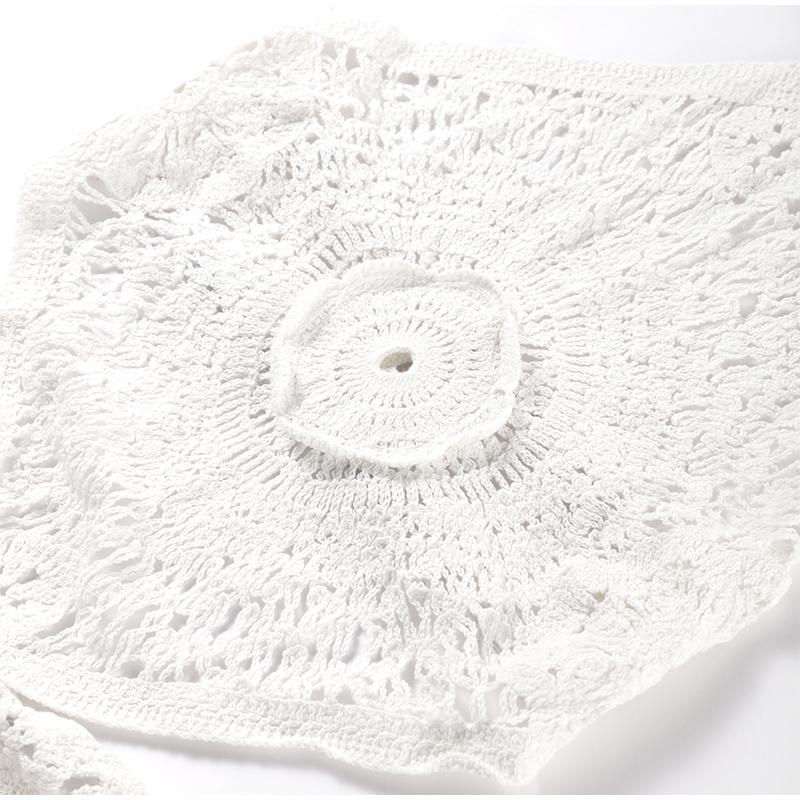 Вязаное крючком ажурное платье макси с бретельками через шею, модное женское облегающее сексуальное платье с открытой талией и открытой спиной, летнее пляжное платье