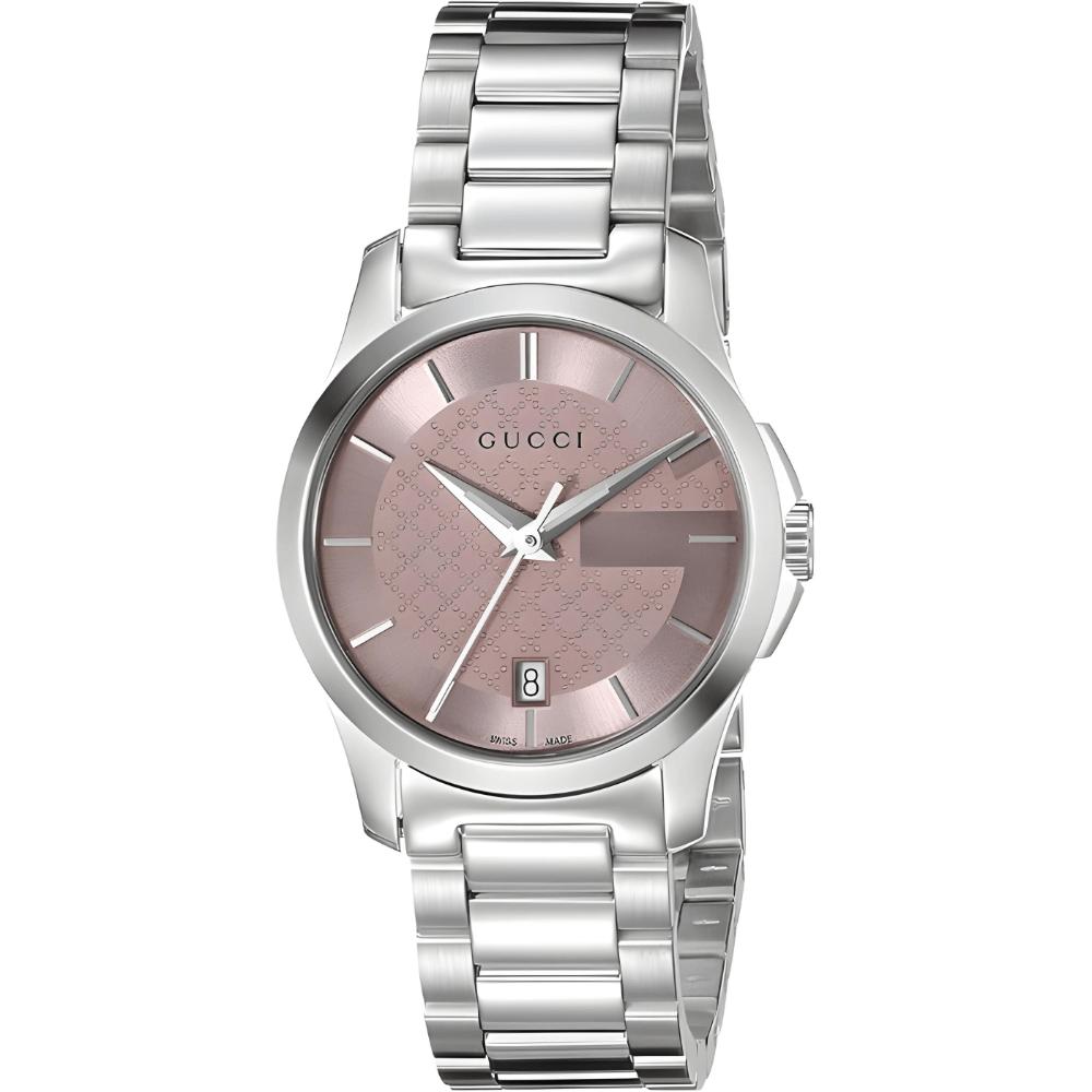 Gucci YA126524 Женские часы G-Timeless с розовым циферблатом