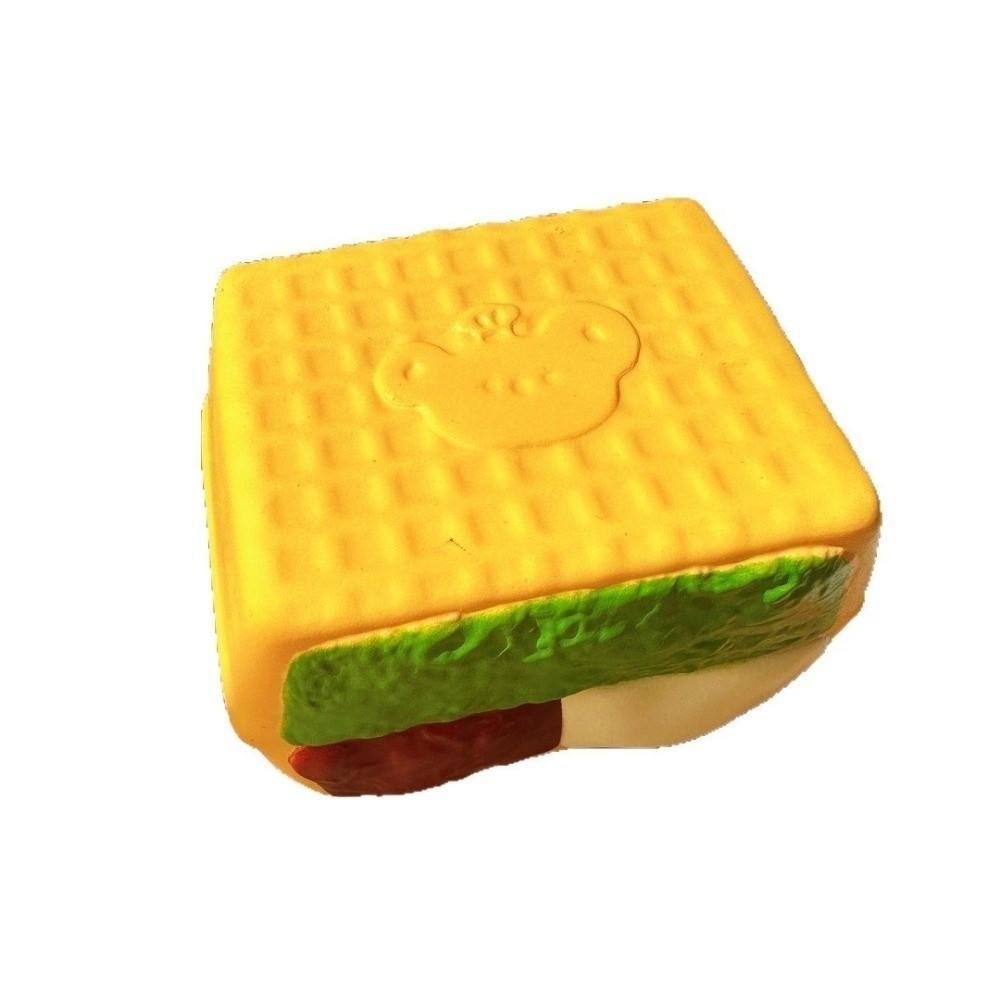 Soft Sticky Simulated Bread Squishy Toy Slow Rebound Bread Fidget Toy Holiday Gift