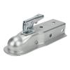 Adjustable Trailer Coupler 2-1/2in Channel Secure Coupling for 2in Hitch Ball 3500lbs Weight Capacit