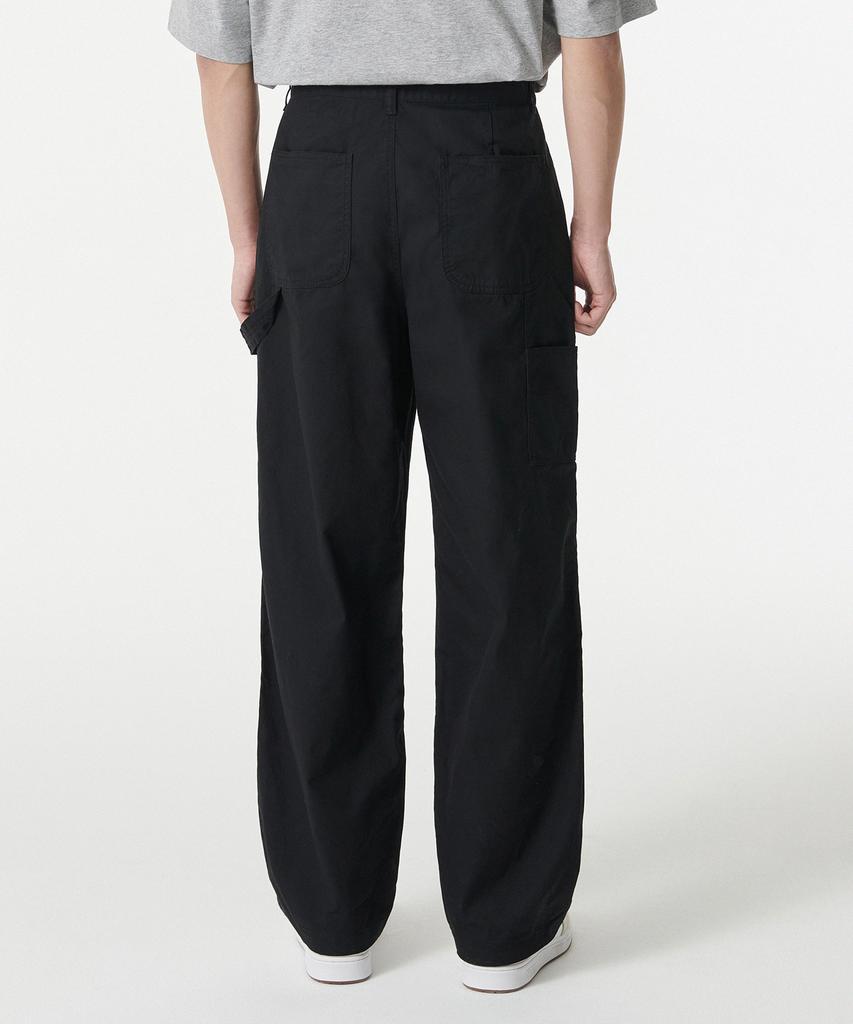 MUSINSA STANDARD Double Knee Carpenter Pants [Black]
