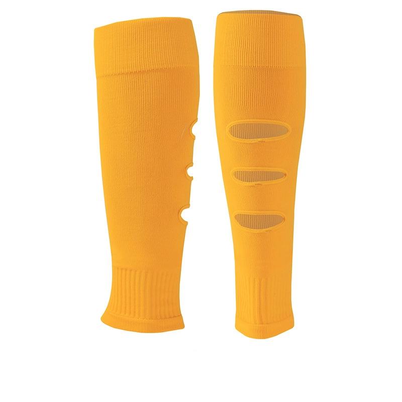 Men’s Over Knee Pressure Leg Socks Breathable Calf Knee Sleeves Hole Sports Leg Wraps Protective Leg Guards For Football Training And Performance
