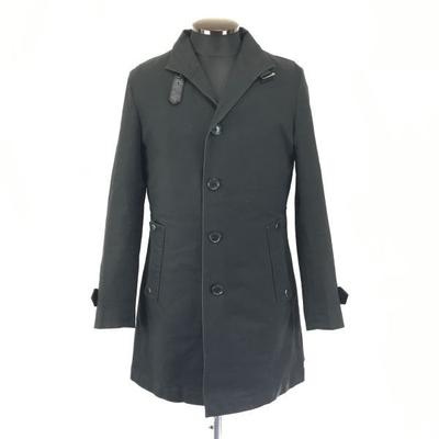 SUITS COMPANY Деловое длинное пальто со съемной подкладкой [Мужское M/Черное] Пальто Куртки Джемперы(ИСПОЛЬЗОВАЛ)
